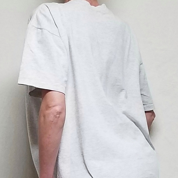 Vintage One Of A Kind Native American Mother Child Gray Single Stitch Tee Large - Picture 3 of 16